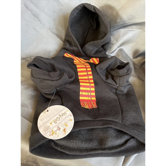 NEW Wizarding World Harry Potter Gryffindor Pet Dog Puppy Hoodie Size Small S - Picture 3 of 8